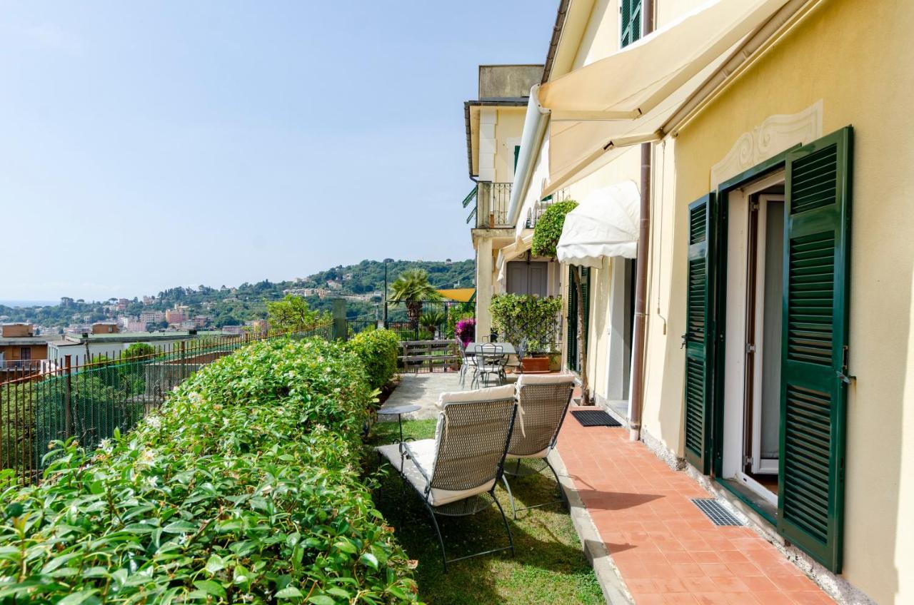 Joivy Inviting Flat With Garden And Sea View In Rapallo 拉帕洛 外观 照片
